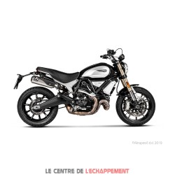 Silencieux AKRAPOVIC Slip-On Ducati SCRAMBLER 1100 2018-...