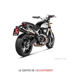 Silencieux AKRAPOVIC Slip-On Ducati SCRAMBLER 1100 2018-...