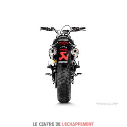 Silencieux AKRAPOVIC Slip-On Ducati SCRAMBLER 1100 2018-...