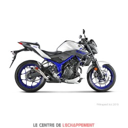 Silencieux AKRAPOVIC Slip-On GP Style Yamaha MT 03 2016-... Et R 3 2015-...