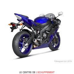 Silencieux AKRAPOVIC Slip-On GP Style Yamaha YZF 600 R6 2006-...