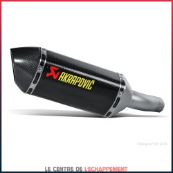 Silencieux AKRAPOVIC Slip-On Honda CB 600 HORNET 2007-2014 et CBR 600 F 2011-2013 Coupelle Carbone