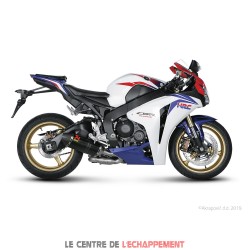 Silencieux AKRAPOVIC Slip-On Honda CBR 1000 RR 2008-2013 Coupelle Carbone