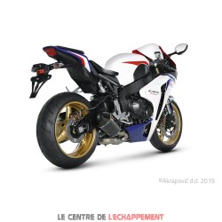 Silencieux AKRAPOVIC Slip-On Honda CBR 1000 RR 2008-2013 Coupelle Carbone