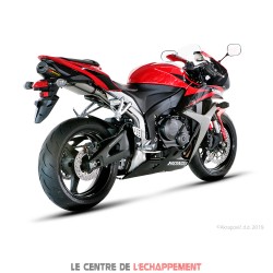 Silencieux AKRAPOVIC Slip-On Honda CBR 600 RR 2007-2008 Coupelle Carbone