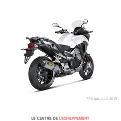 Silencieux AKRAPOVIC Slip-On Honda CROSSRUNNER 800 2015-2016 et VFR 800 2014-2016 Coupelle Carbone