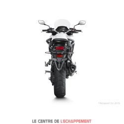 Silencieux AKRAPOVIC Slip-On Honda CROSSRUNNER 800 2015-2016 et VFR 800 2014-2016 Coupelle Carbone