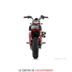 Silencieux AKRAPOVIC Slip-On Honda MONKEY 125 2019-...