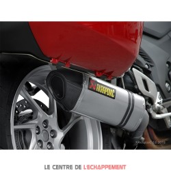 Silencieux AKRAPOVIC Slip-On Honda VFR 1200 2010-2016 Coupelle Carbone