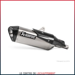 Silencieux AKRAPOVIC Slip-On Honda X-ADV 750 2017-... Coupelle Carbone