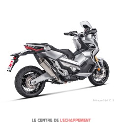 Silencieux AKRAPOVIC Slip-On Honda X-ADV 750 2017-... Coupelle Carbone
