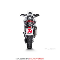 Silencieux AKRAPOVIC Slip-On Honda X-ADV 750 2017-... Coupelle Carbone