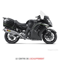 Silencieux AKRAPOVIC Slip-On Kawasaki GTR 1400 2007-... Coupelle Carbone