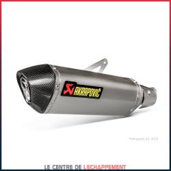 Silencieux AKRAPOVIC Slip-On Kawasaki NINJA 400 2018-... Et Z 400 2019-... Coupelle Carbone
