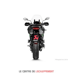 Silencieux AKRAPOVIC Slip-On Kawasaki VERSYS 1000 2019-... Coupelle Carbone