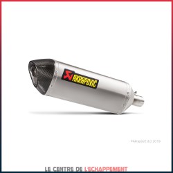 Silencieux AKRAPOVIC Slip-On Kawasaki VERSYS-X 300 2017-... Coupelle Carbone