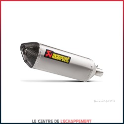 Silencieux AKRAPOVIC Slip-On Kawasaki VERSYS-X 300 2017-... Coupelle Carbone