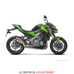 Silencieux AKRAPOVIC Slip-On Kawasaki Z 900 2017-2019 Coupelle Carbone