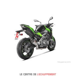 Silencieux AKRAPOVIC Slip-On Kawasaki Z 900 2017-2019 Coupelle Carbone