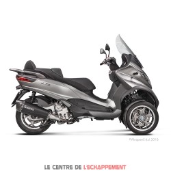 Silencieux AKRAPOVIC Slip-On Piaggio MP3 500 Sport LT/ Business LT 2017-... Coupelle Carbone