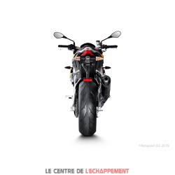 Silencieux AKRAPOVIC Slip-On Racing Aprilia RSV4 / RSV4 FACTORY et TUONO 1000 V4R / APRC Coupelle Carbone