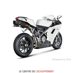 Silencieux AKRAPOVIC Slip-On Racing Ducati 848 IE / EVO
