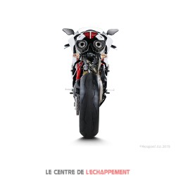 Silencieux AKRAPOVIC Slip-On Racing Ducati 848 IE / EVO