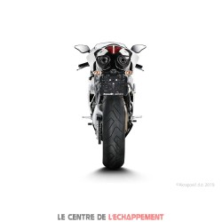 Silencieux AKRAPOVIC Slip-On Racing Ducati 848 IE / EVO