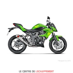 Silencieux AKRAPOVIC Slip-On Racing Kawasaki NINJA 125 2019-... Et Z 125 2019-...