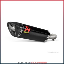 Silencieux AKRAPOVIC Slip-On Racing Kawasaki NINJA 400 2018-... Et Z 400 2019-... Coupelle Carbone