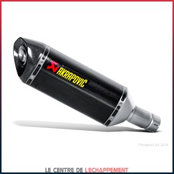 Silencieux AKRAPOVIC Slip-On Suzuki GSX R 1000 2012-2016 Coupelle Carbone