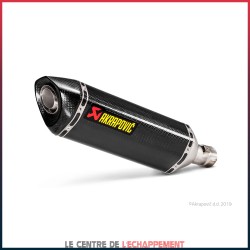 Silencieux AKRAPOVIC Slip-On Suzuki GSX R 1000 2017-... Coupelle Carbone