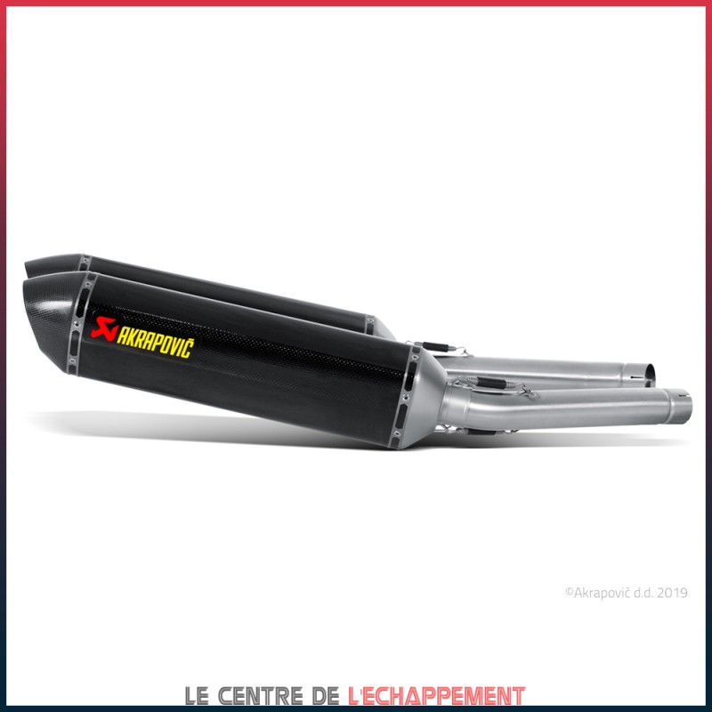 Silencieux AKRAPOVIC Slip-On Suzuki GSX R 1300 HAYABUSA 2008-2016 Coupelle Carbone