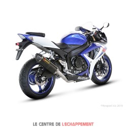 Silencieux AKRAPOVIC Slip-On Suzuki GSX R 600 / 750 2006-2007 Coupelle Carbone