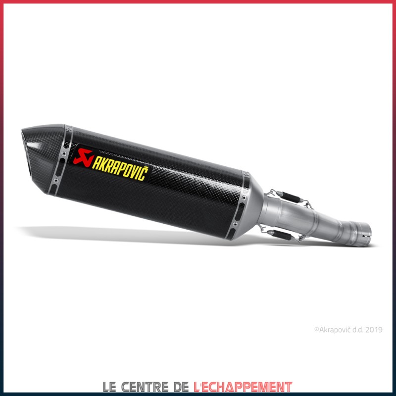 Silencieux AKRAPOVIC Slip-On Suzuki GSX R 600 / 750 2008-2010 Coupelle Carbone