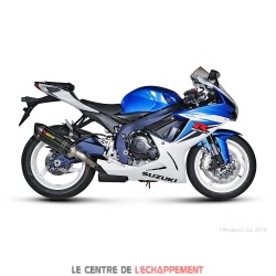 Silencieux AKRAPOVIC Slip-On Suzuki GSX R 600 / 750 2011-2016 Coupelle Carbone