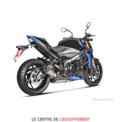 Silencieux AKRAPOVIC Slip-On Suzuki GSX-S 1000 / GSX-S 1000 F 2015-... Coupelle Carbone