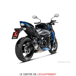 Silencieux AKRAPOVIC Slip-On Suzuki GSX-S 1000 / GSX-S 1000 F 2015-... Et GSX-S 1000 KATANA 2019-... Coupelle Carbone