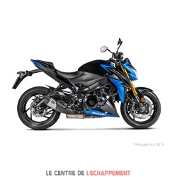 Silencieux AKRAPOVIC Slip-On Suzuki GSX-S 1000 / GSX-S 1000 F 2015-... Et GSX-S 1000 KATANA 2019-... Coupelle Carbone