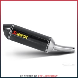 Silencieux AKRAPOVIC Slip-On Yamaha FZ8 / FAZER 2010-2016 Coupelle Carbone