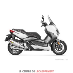 Silencieux AKRAPOVIC Slip-On Yamaha X-MAX 125 2017-... Coupelle Carbone