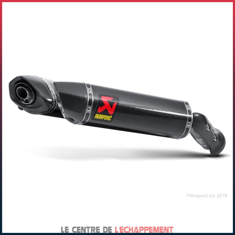 Silencieux AKRAPOVIC Slip-On Yamaha YZF 1000 R1 2009-2014 Coupelle Carbone