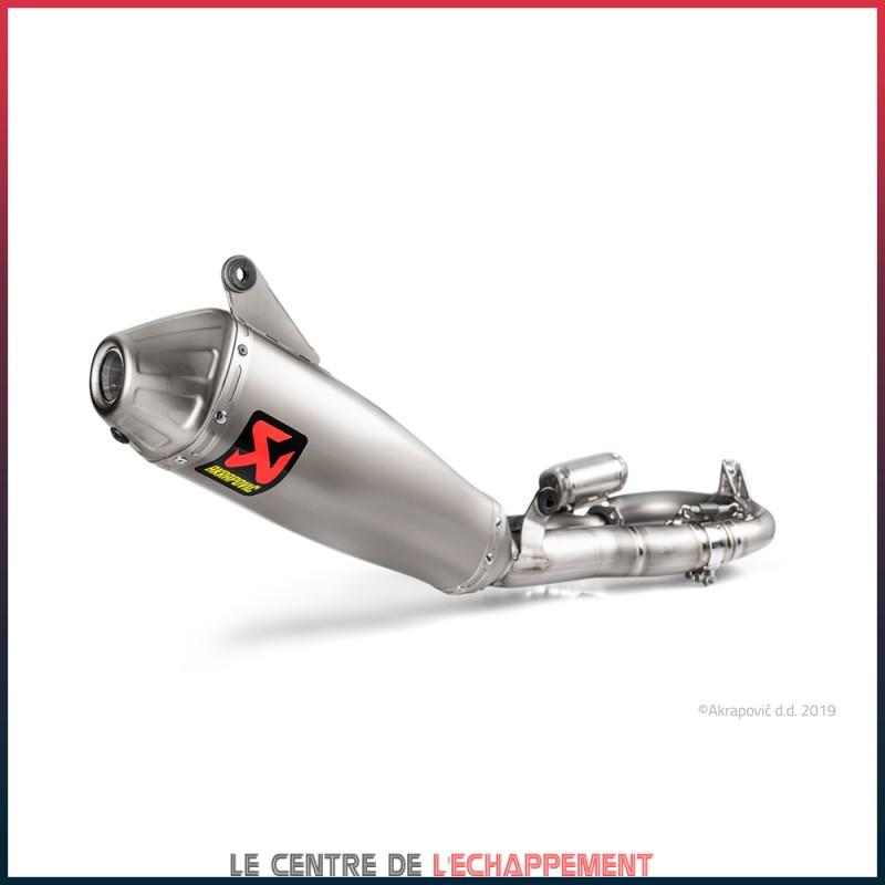 Ligne Complète AKRAPOVIC Evolution Line Yamaha WR 250 F 2020-... Et Yamaha YZ 250 F 2019-...