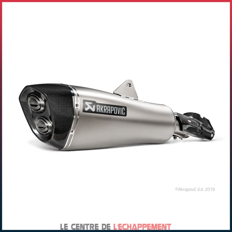 Silencieux AKRAPOVIC Slip-On BMW R 1250 RT 2019-... Coupelle Carbone