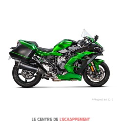 Silencieux AKRAPOVIC Slip-On Kawasaki H2 SX NINJA 2018-... Coupelle Carbone