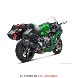 Silencieux AKRAPOVIC Slip-On Kawasaki H2 SX NINJA 2018-... Coupelle Carbone