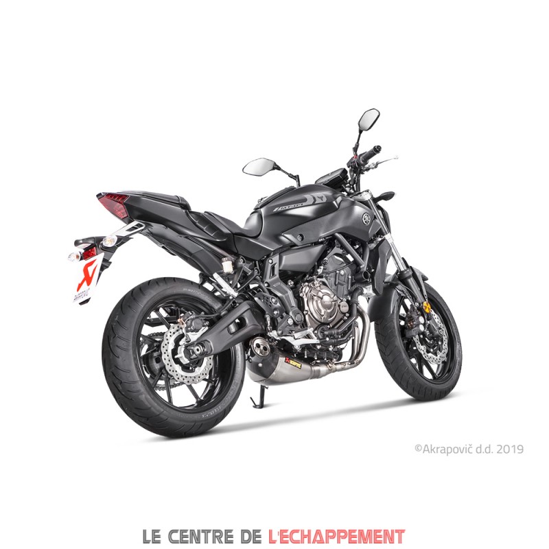 Ligne Complète AKRAPOVIC Racing Line Yamaha MT07 2017-2020