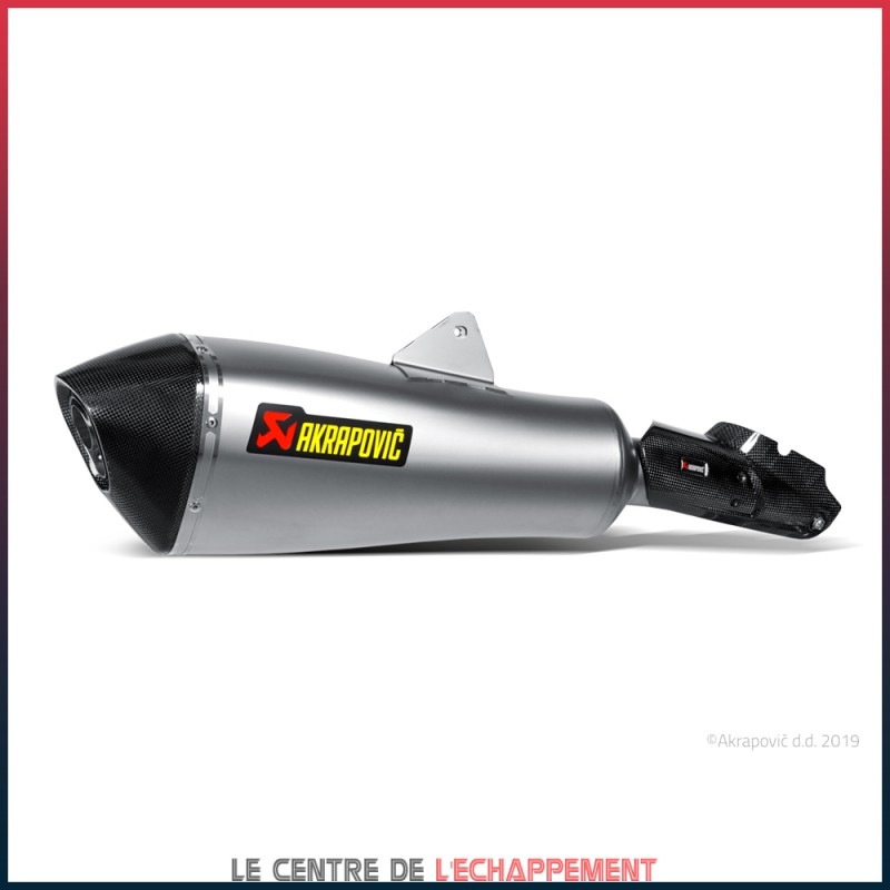 Silencieux AKRAPOVIC Slip-On BMW R 1200 RT 2014-2018 Coupelle Carbone