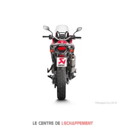 Silencieux AKRAPOVIC Slip-On Honda CRF 1000 L AFRICA TWIN ADVENTURE SPORT 2018-...