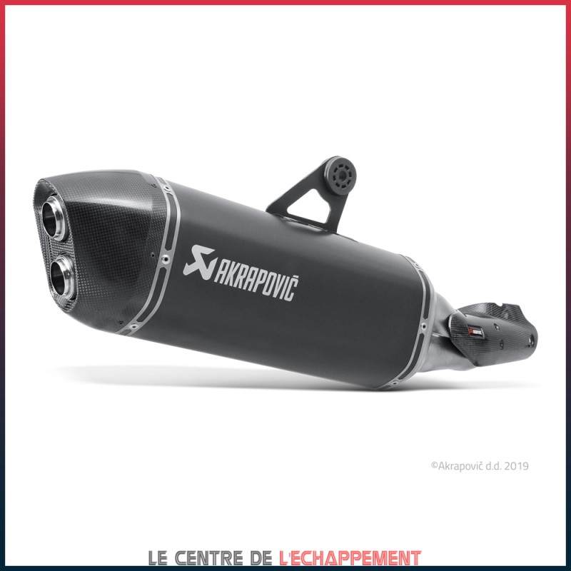 Silencieux AKRAPOVIC Slip-On BMW R 1200 GS 2013-2016 Coupelle Carbone